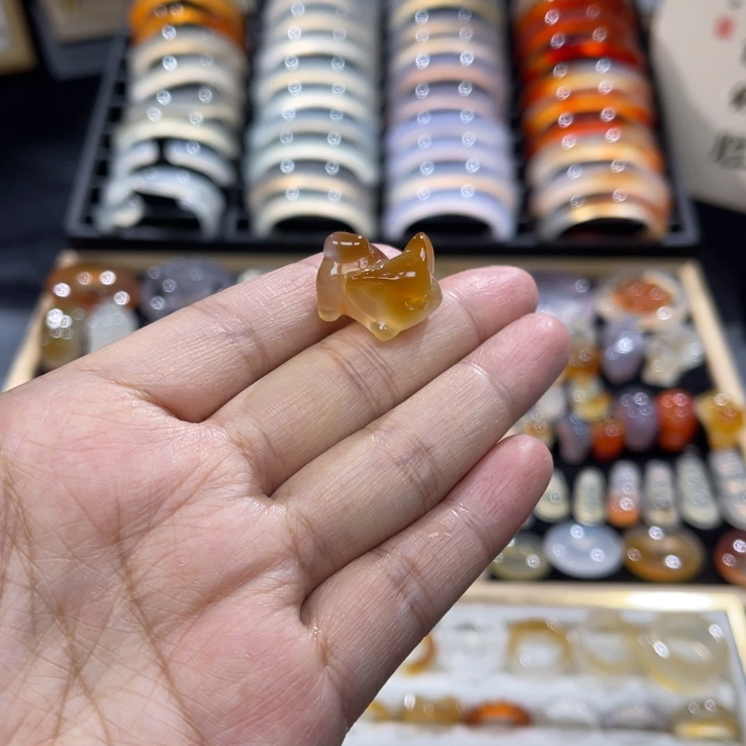 玛瑙/玉髓未镶嵌项链