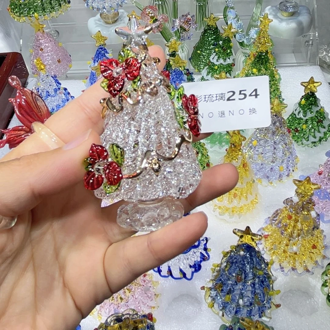 洋***宝玻璃颈饰254圣诞树一个