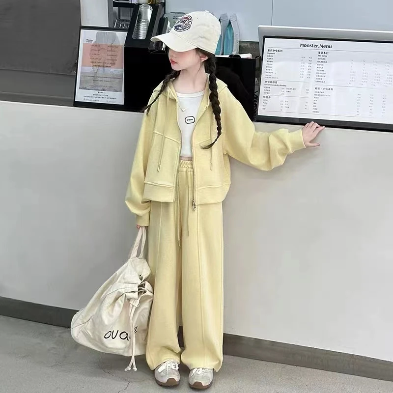 洋气款女童运动套装9106