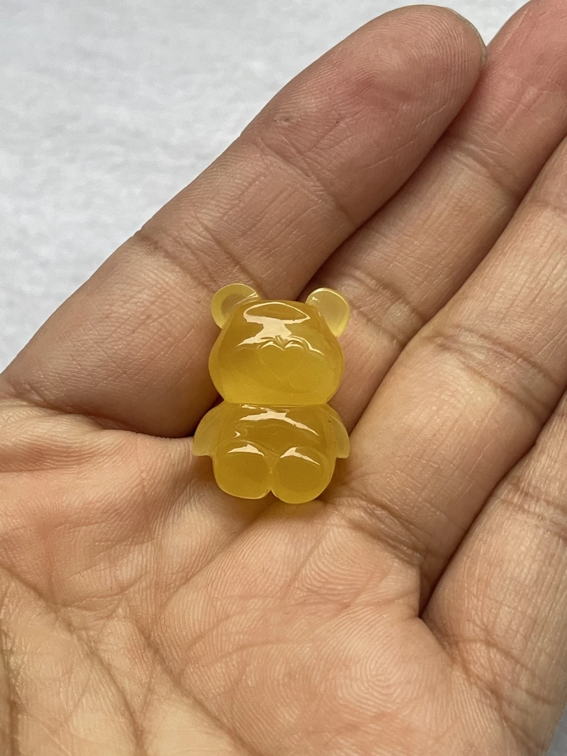 蜜蜡熊吊坠3.16g24/18/13.5mm