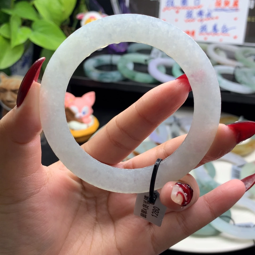 定制翡翠叮当镯未镶嵌55/62