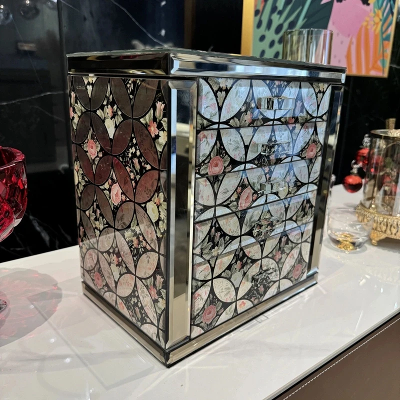 【喜悦家具】四叶草珠宝柜260*180*280开560*440创意置物抽屉式