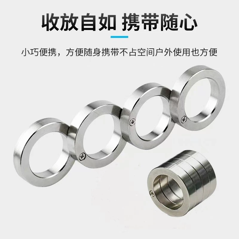 【解压玩具】户外装备男女防身用品扳指便携式扳指解压四环指环指虎