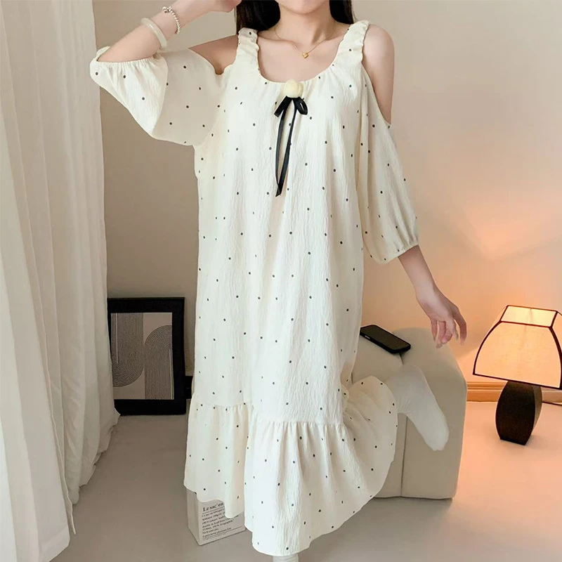 【3号链接】夏季睡裙女带胸垫可外穿睡裙。。。