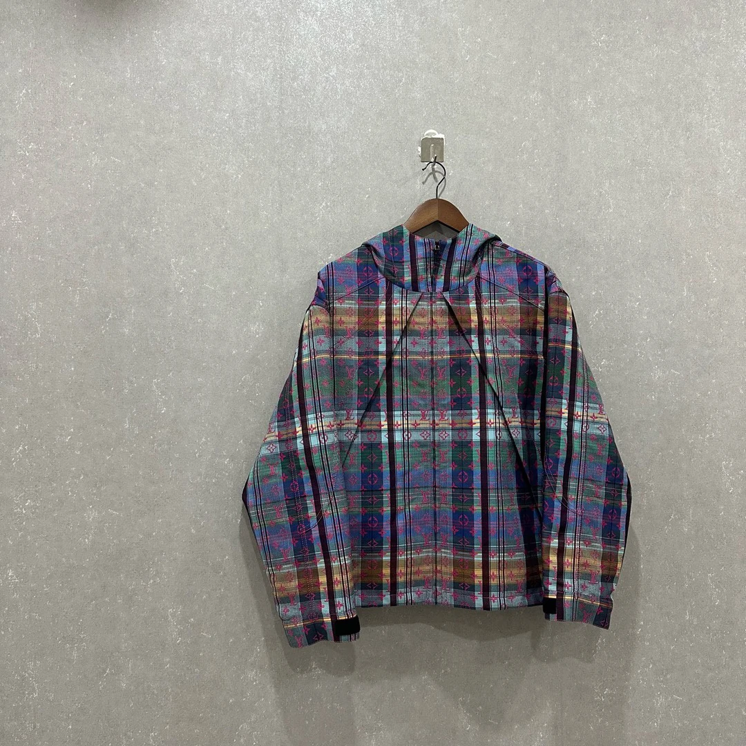 99新 LouisVuitton/路易威登 SS22格纹派克长袖夹克 44码/003500