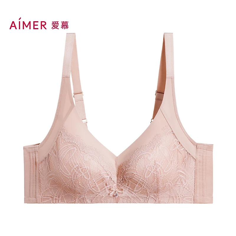 爱慕翎昔4/4软托乳胶无纺布文胸AM129151