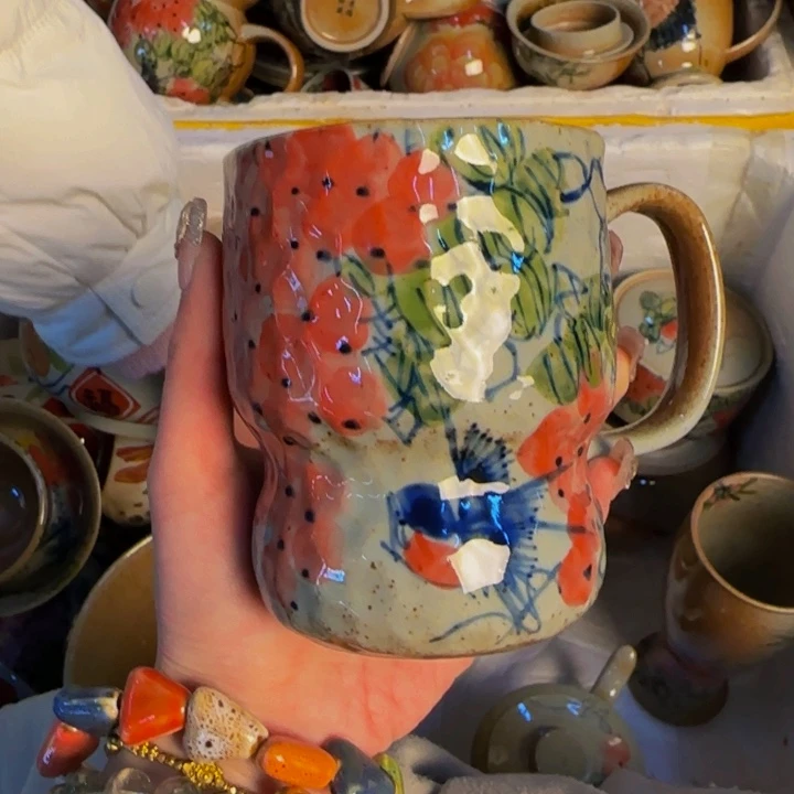 瓷片景德镇陶瓷手工手绘