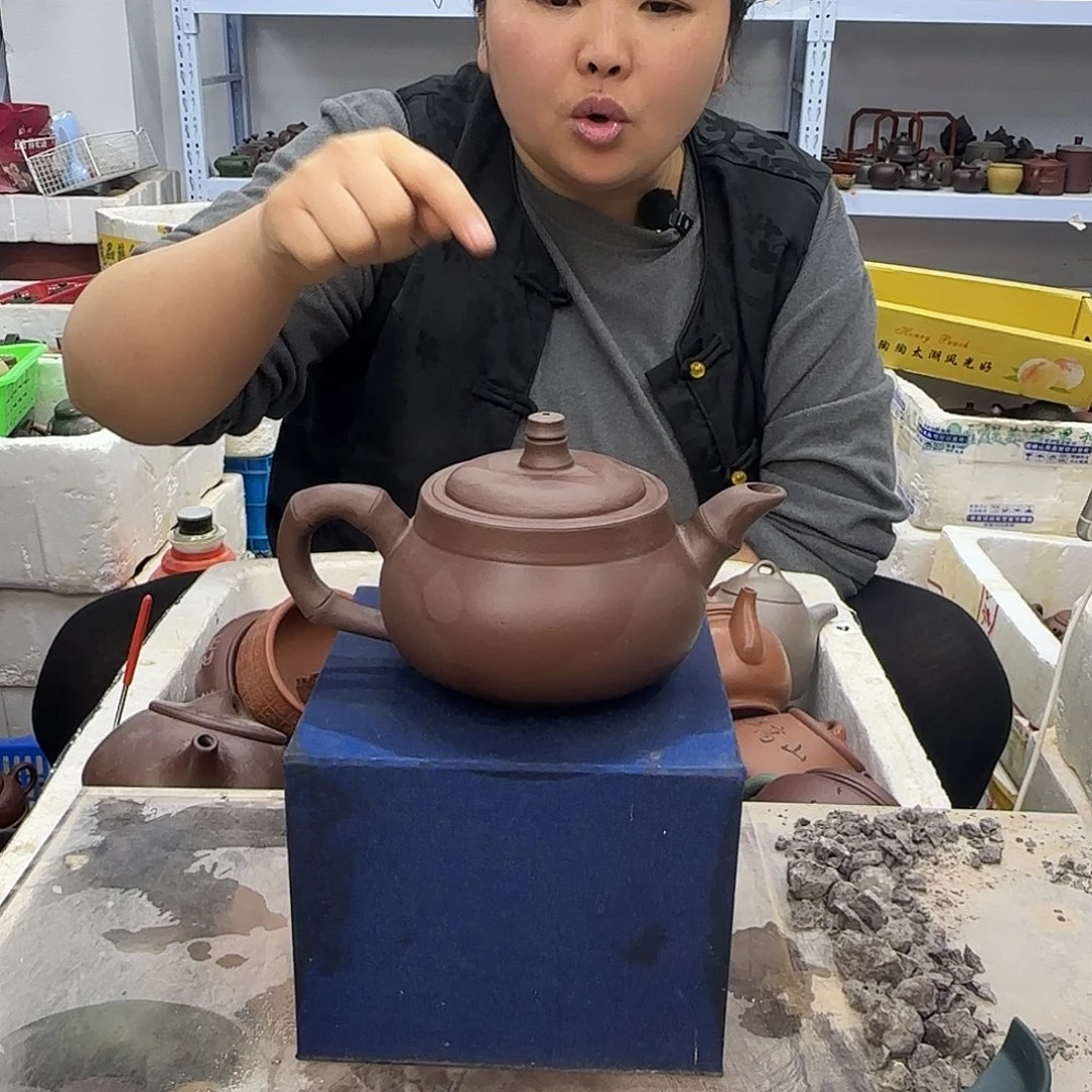 紫砂茶壶宜兴紫砂壶瑕疵处理