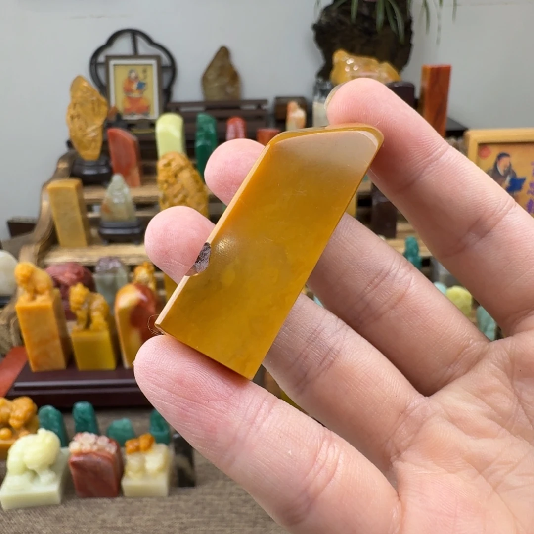 寿山石印石老挝田黄667