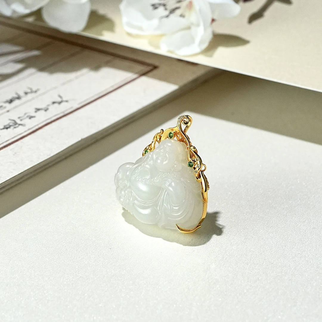 天然和田玉吊坠 YC0650133