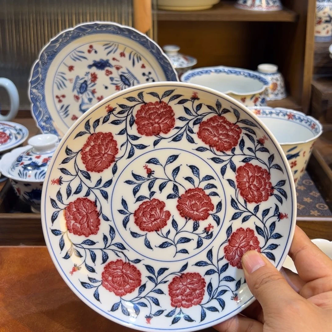 摆件陶瓷景德镇茶器百宝箱