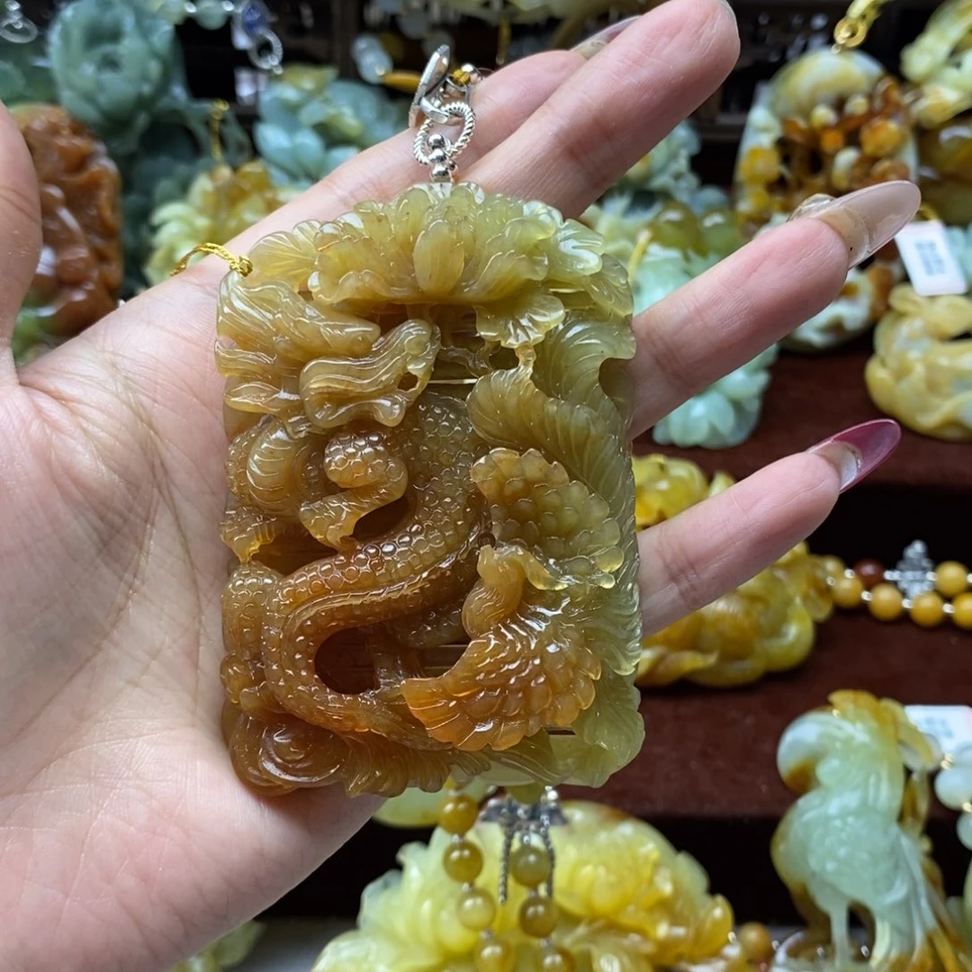 蛇纹石玉挂件未镶嵌快**福