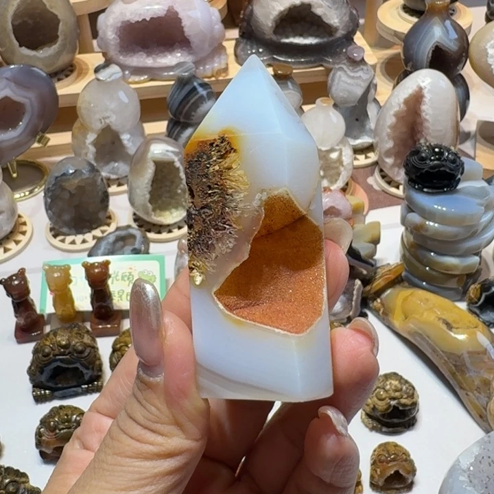 未镶嵌大型摆件（非配饰）水晶能量柱