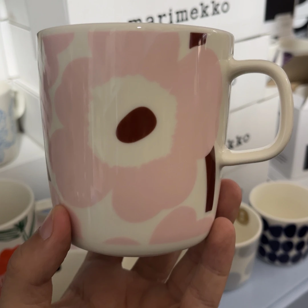 marimekko粉棕400ml马克