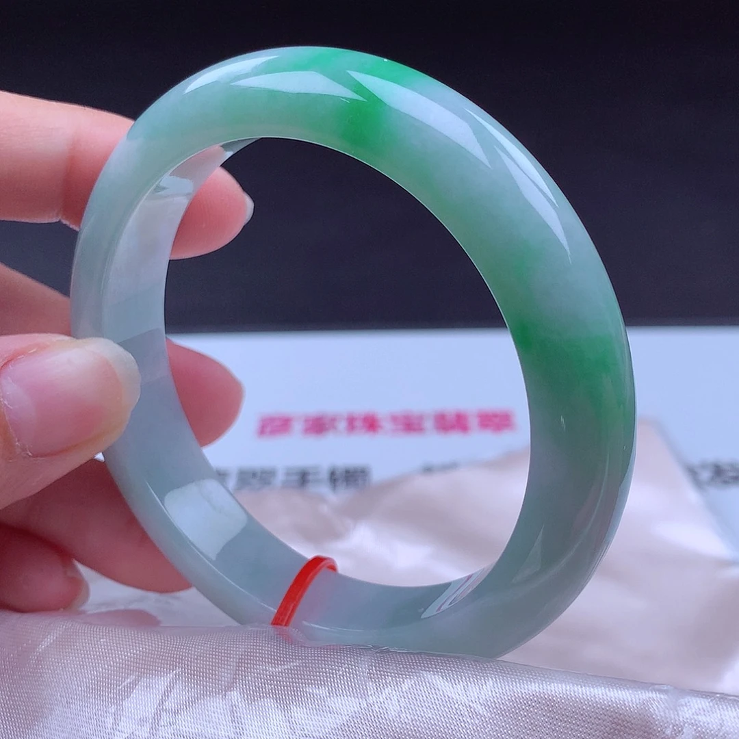 翡翠未镶嵌手镯手镯001387