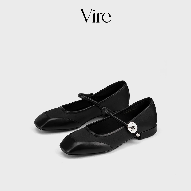 VIRE/23327新款时尚法式百搭系带低跟单鞋