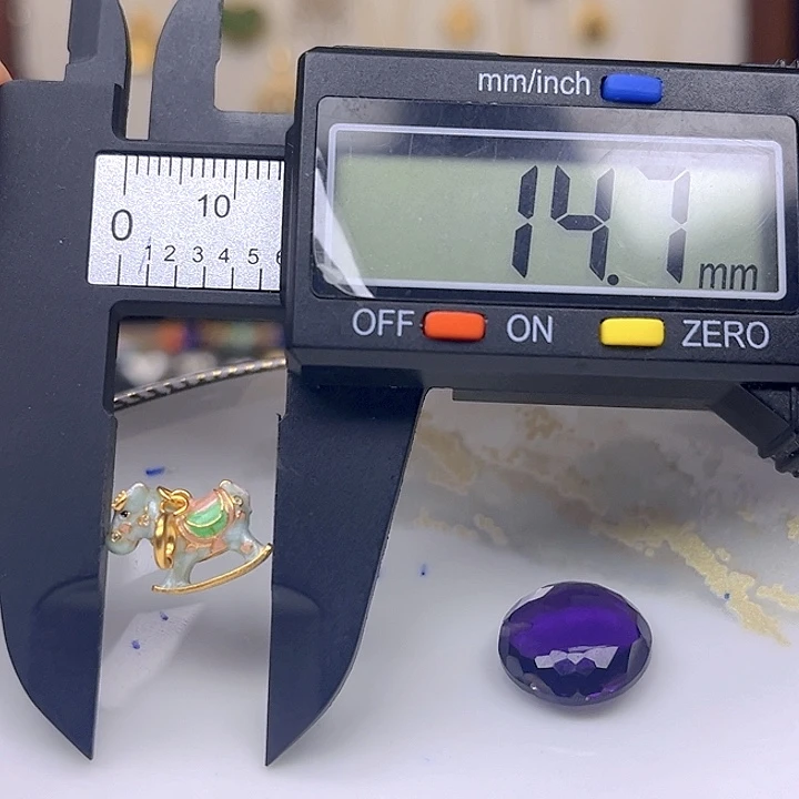 颈饰银S925镶嵌紫晶紫晶925镶嵌47