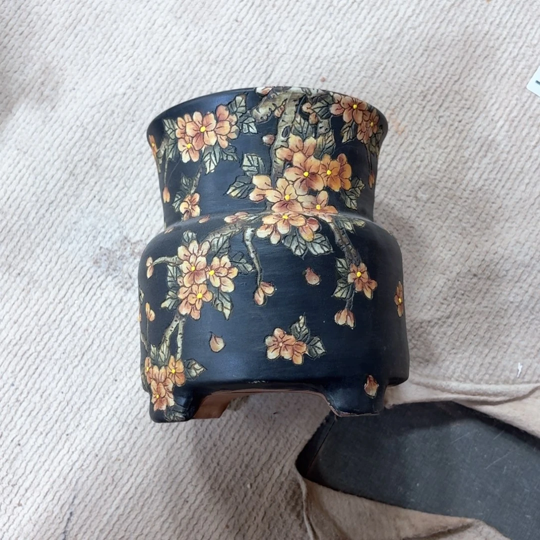 紫砂花盆陶瓷多肉花盆微瑕