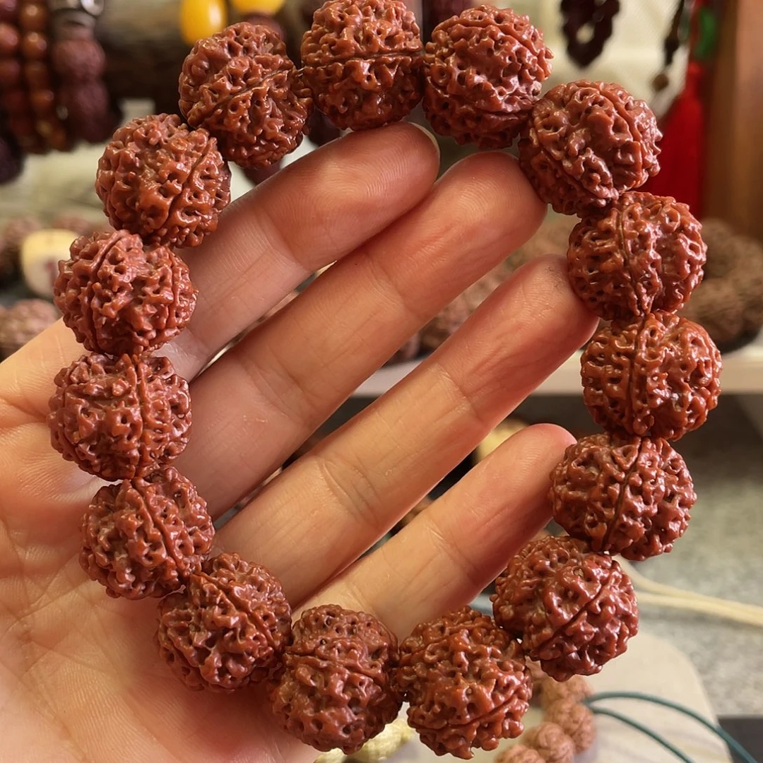 金刚菩提吊坠上手一个月金蟾