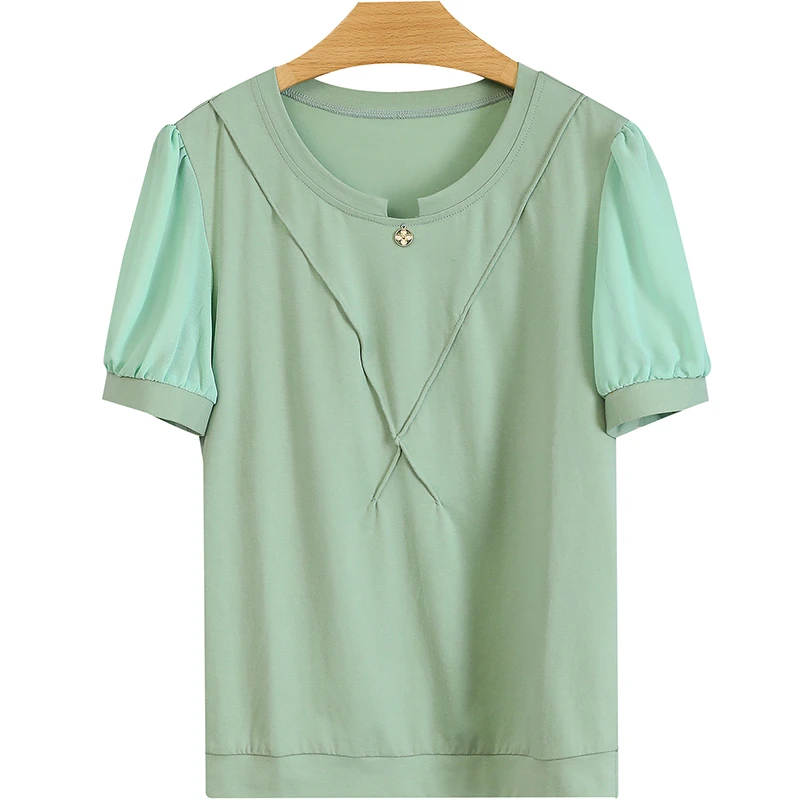 S399-伍莎服饰云仓百搭时尚新款上衣#THH46S019