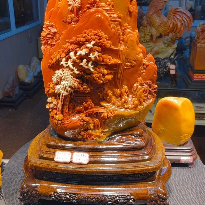 梵***丰寿山石寿山石雕刻艺术品