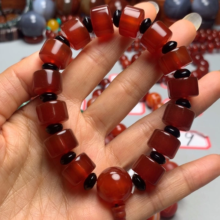 未镶嵌手链玛瑙/玉髓实*