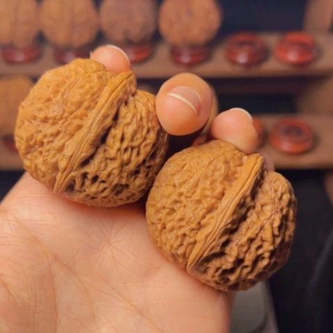 核桃手串/手链蚂蚁纹铁狮子 45