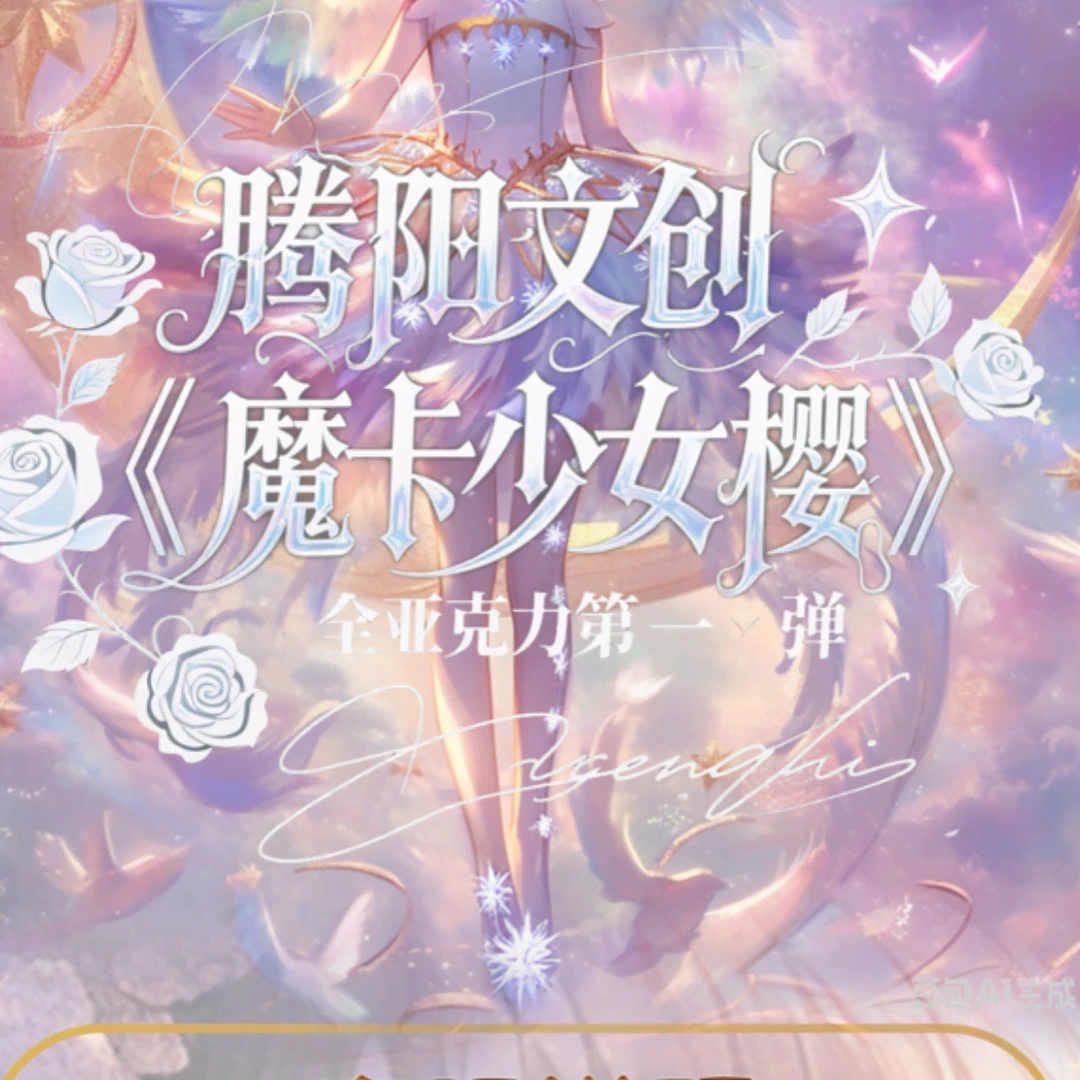 特价 拍一开三 腾阳文创《魔卡少女樱》全亚克力第一弹