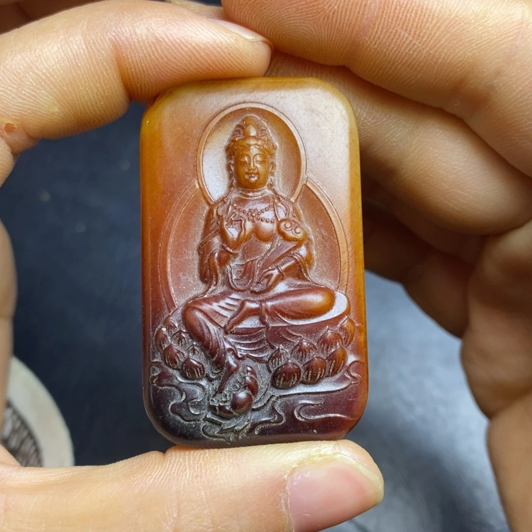 未镶嵌和田玉（糖玉）挂件