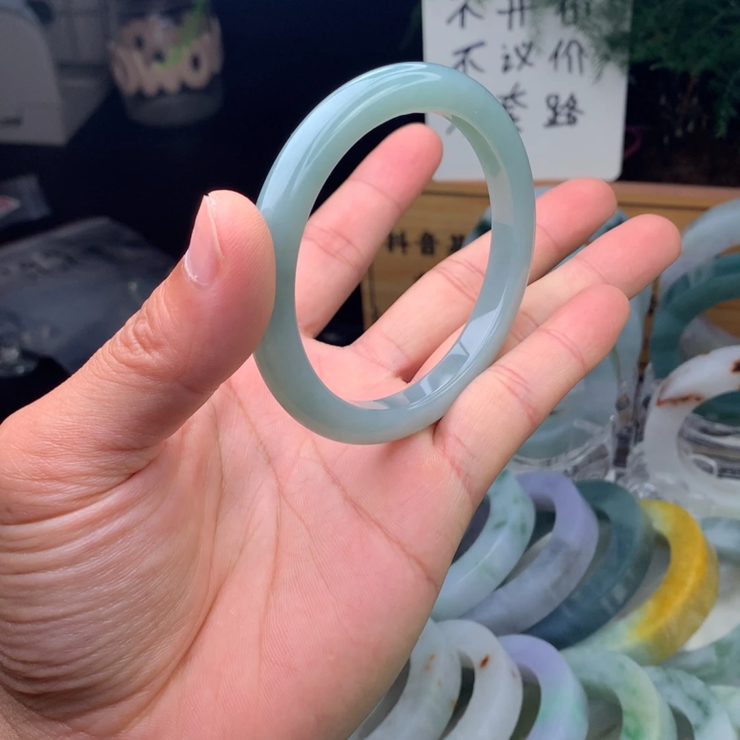 翡翠手镯未镶嵌手镯57-58-59