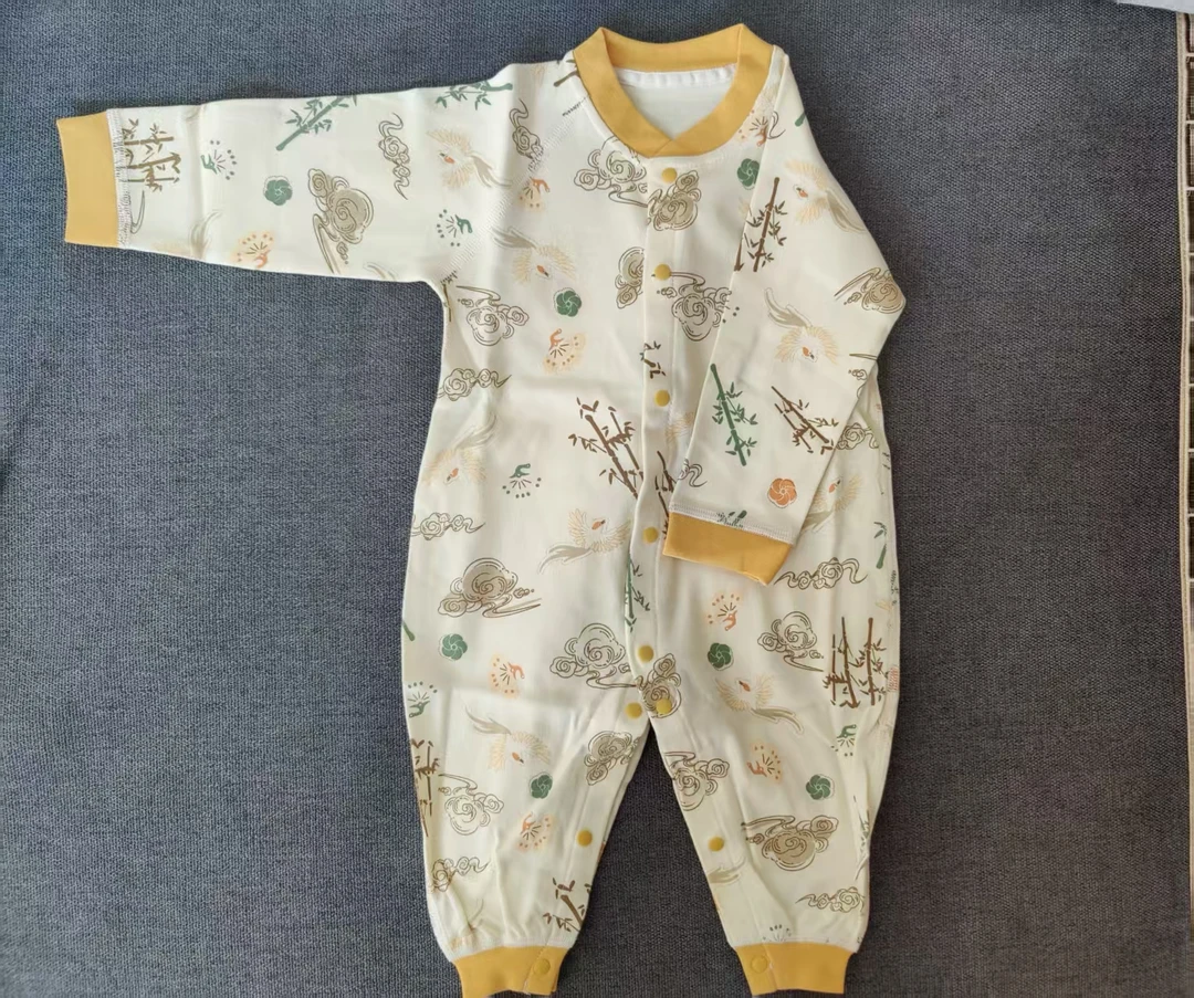 休闲不限季节连身衣贴身居家爬服开裆衣