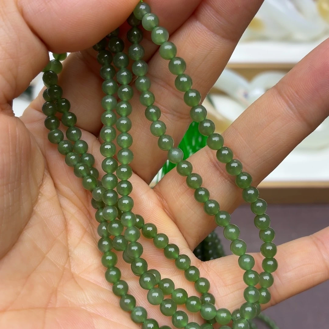 和田玉未镶嵌手链