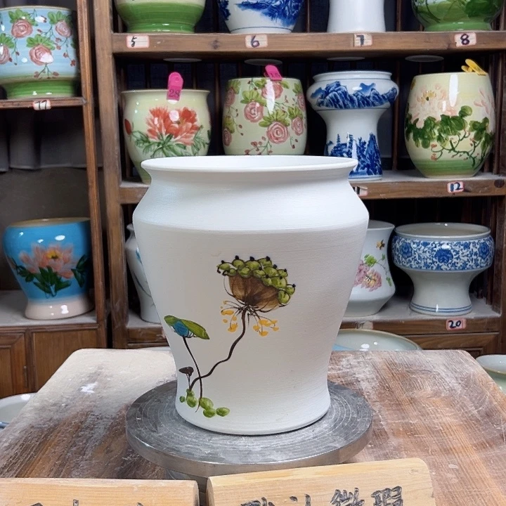 陶瓷小脚莲子新款新款陶瓷陶瓷陶瓷