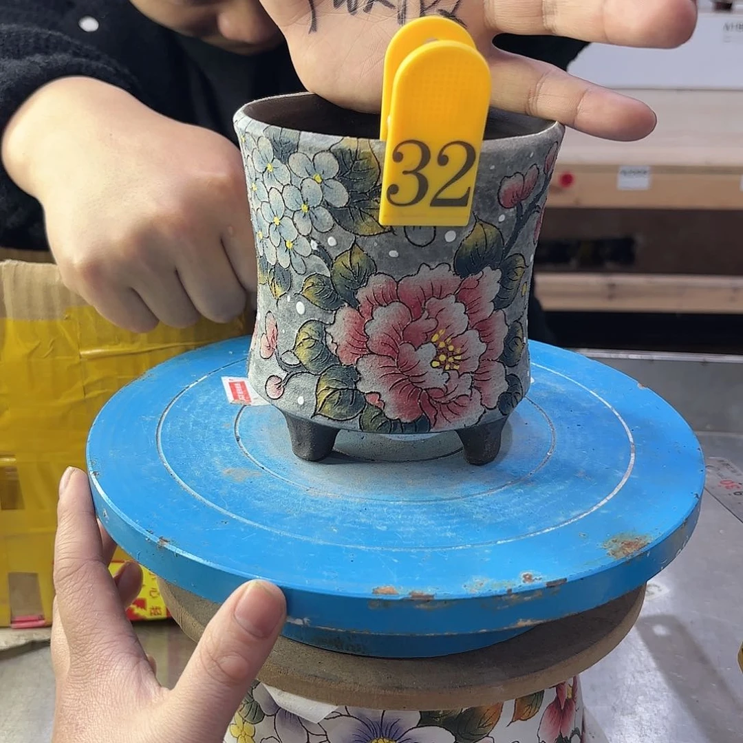 缸陶瓷多肉花盆哈哈哈哈