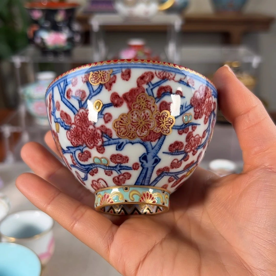 微纯手工手绘 高端茶器