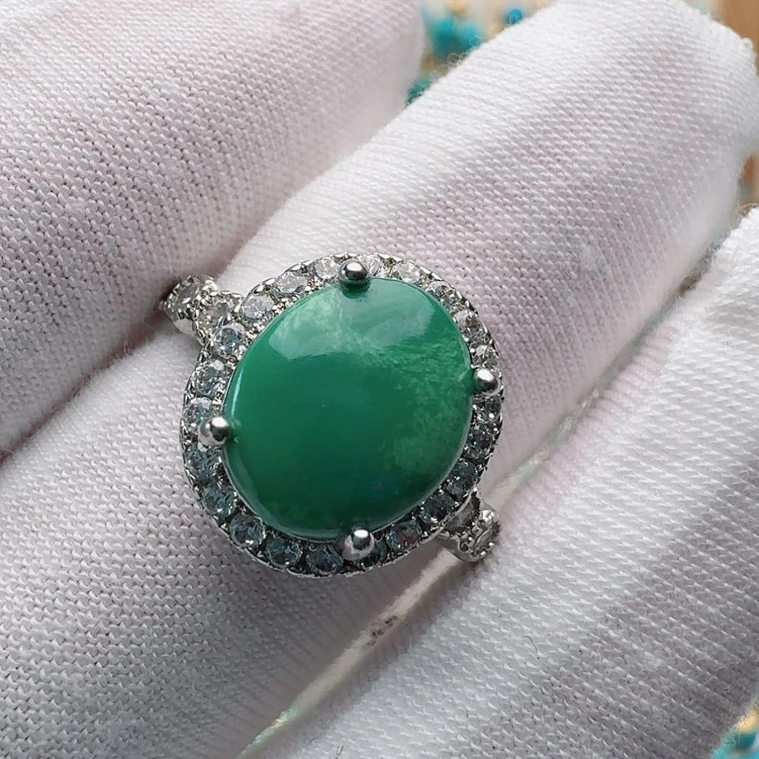 绿松石未镶嵌戒指