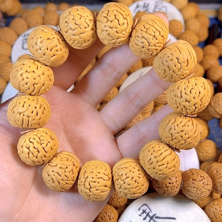 雷***行桃核手串国核大肌肉桃核手串