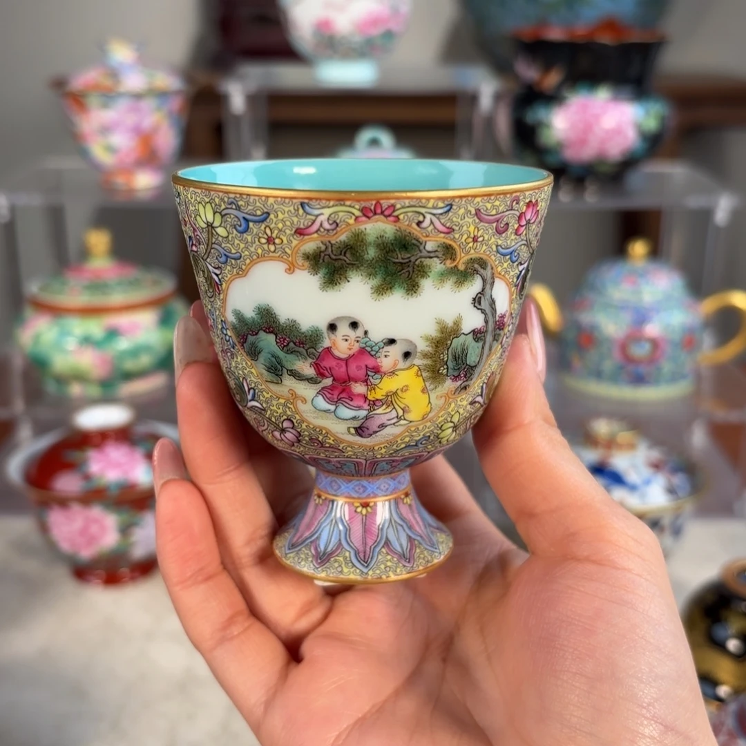 纯手工手绘 高端茶器