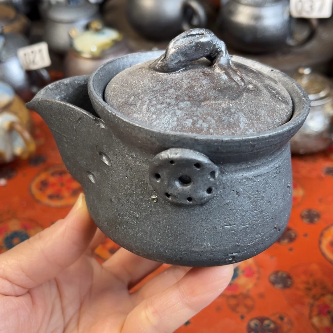 柴烧茶器主人杯杯柴烧