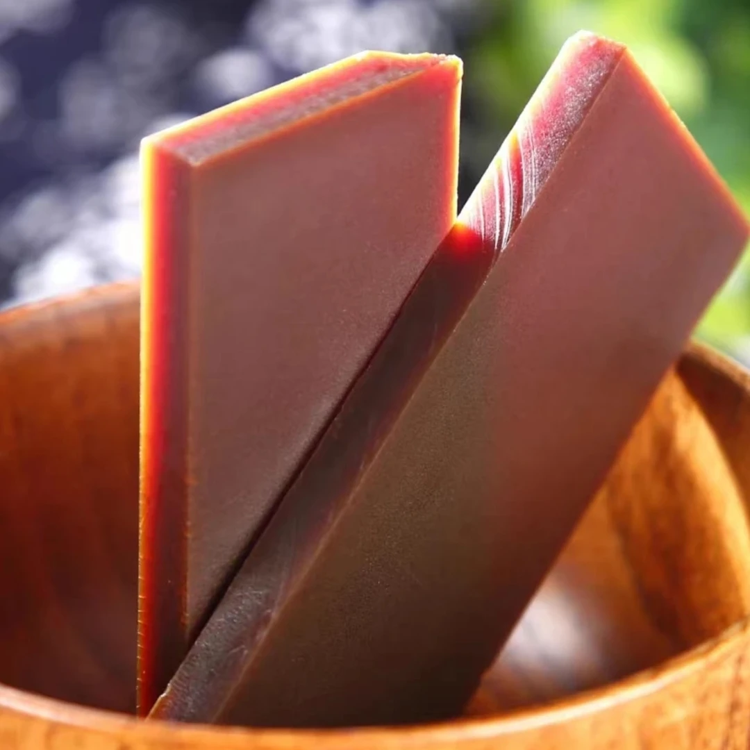 正宗东阿县古法熬制阿胶块（支持检测）