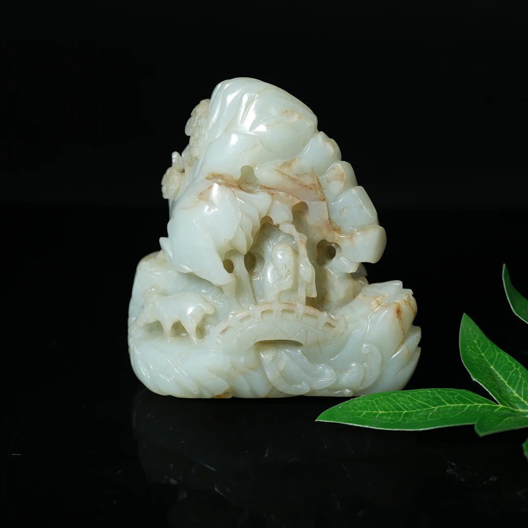 清代和田玉山子【华豫之门】AADHJ2412205036