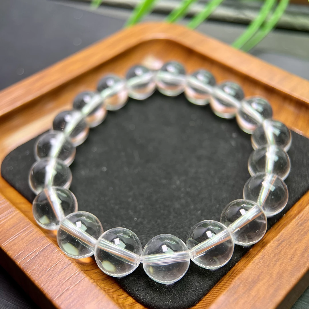 Ⅳ天花板净体白水晶圆珠单圈手串6-20mm+合集 FX-5670