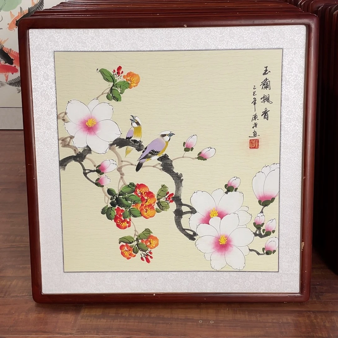 国画带框尺寸63*63厘米