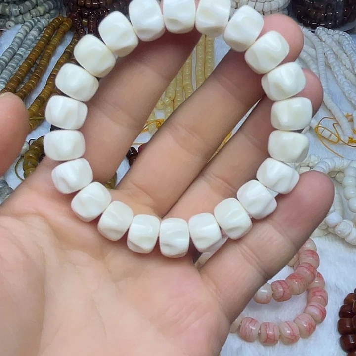 驼骨手串/手链鹿骨12百香籽