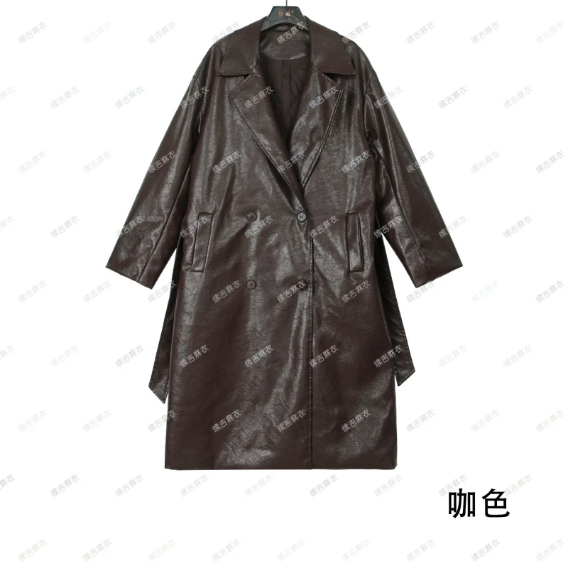 原创设计24-1600【红尘画卷】气质休闲女士百搭秋冬皮衣