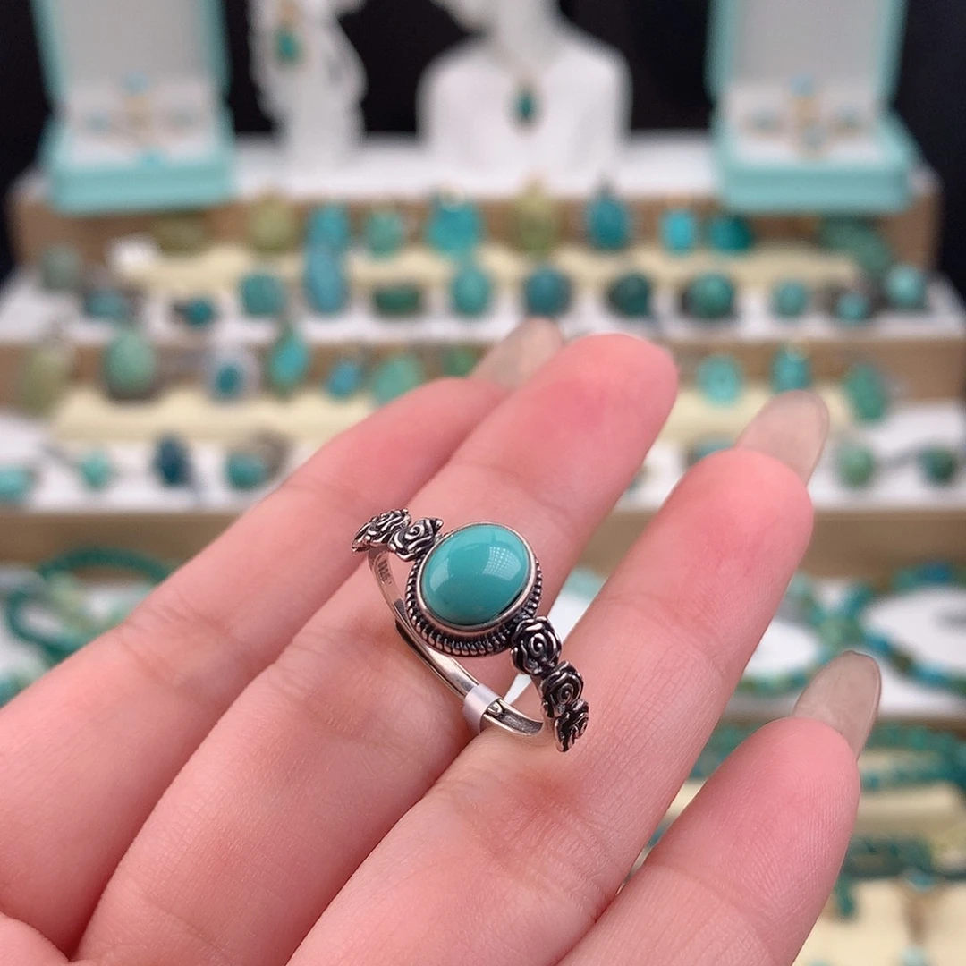 绿松石未镶嵌戒指