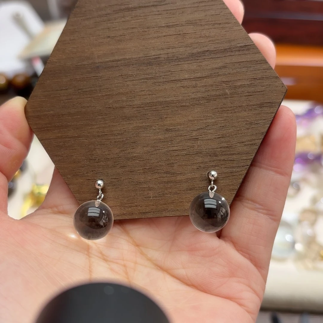 未镶嵌手链水晶耳钉