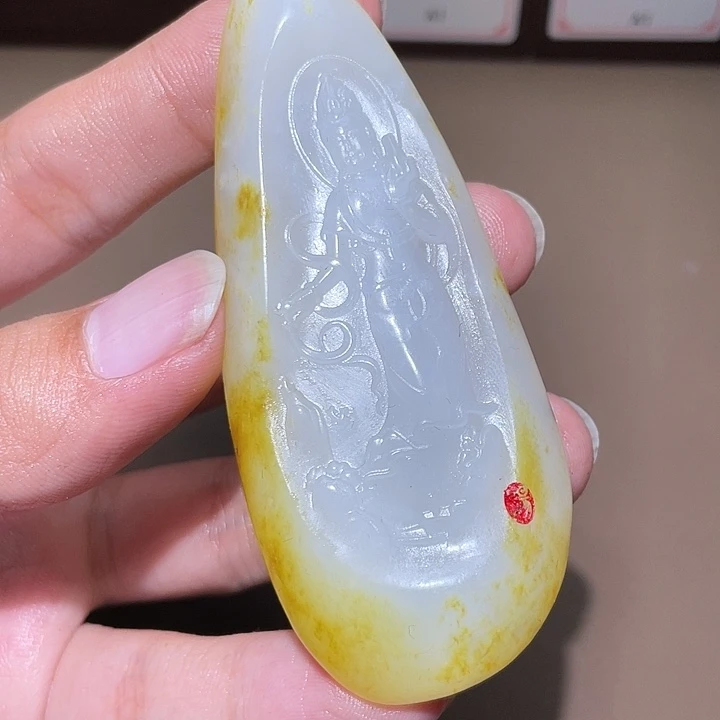 和田玉颈饰未镶嵌Y