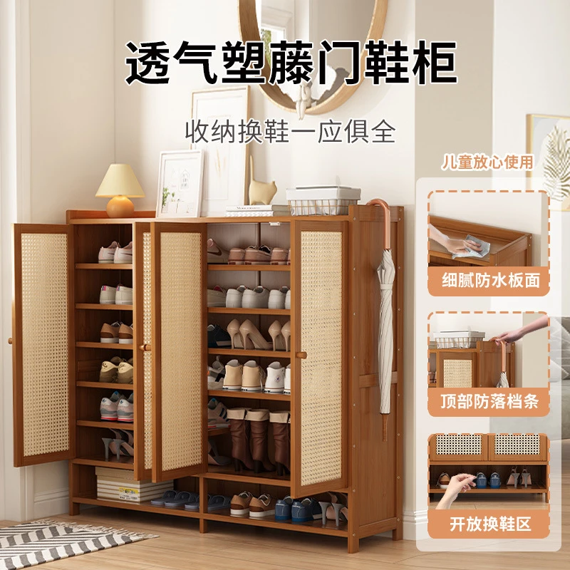 透气鞋架子出租屋放鞋子的收纳神器入户鞋柜分层隔板家用门口室内