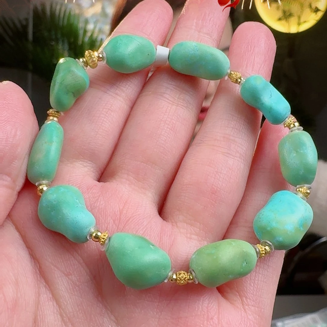 绿松石珠宝奇石未镶嵌